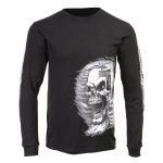 Milwaukee Leather MPMH117002 Mens ‘Assassin’ Double Sided Black Long Sleeve T-Shirt - Image 47