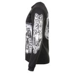 Milwaukee Leather MPMH117002 Mens ‘Assassin’ Double Sided Black Long Sleeve T-Shirt - Image 9