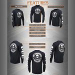 Milwaukee Leather MPMH117003 Men’s ‘2nd Amendment America’s Original Homeland Security’ Long Sleeve Black T-Shirt - Image 2