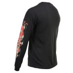 Milwaukee Leather MPMH117005 Men’s ‘Electric Skull’ Long Sleeve Black T-Shirt - Image 38