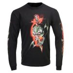 Milwaukee Leather MPMH117005 Men’s ‘Electric Skull’ Long Sleeve Black T-Shirt - Image 8
