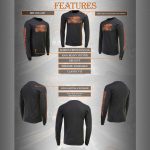Milwaukee Leather MPMH117006 Men’s ‘Coolin’ Long Sleeve Black T-Shirt - Image 18
