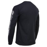 Milwaukee Leather MPMH117008 Men’s ‘Five Skulls’ Long Sleeve Black T-Shirt - Image 38