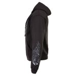 Milwaukee Leather MPMH118001 Men’s ‘Head Butt Skulls’ Black Hoodie with Zipper Closure - Image 53