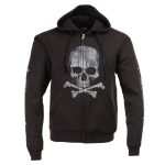 Milwaukee Leather MPMH118003 Men’s ‘Skull and Crossbones’ Black Hoodie with Zipper Closure - Image 46