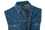 Milwaukee Motorcycle Clothing Company MV3850 Men’s Blue Denim Stone Washed Motorcycle Vest - Image 5