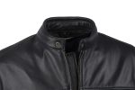 Milwaukee Motorcycle Clothing Company MV5020 Men’s Black Motorcycle Leather Jacket with Scotter Collar - Image 9