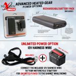 Nexgen Heat MPL2717DUAL Women’s Grey Heated Hoodie w/ Dual Power Technology – Jacket for Winter w/ Battery Pack - Image 4
