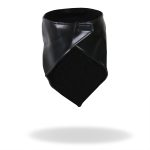 Hot Leathers NWL1004 Black Leather Skull Neck Warmer with Fleece Lining - Image 4