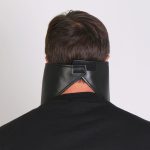 Hot Leathers NWL1004 Black Leather Skull Neck Warmer with Fleece Lining - Image 5