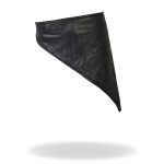 Hot Leathers NWL1009 Black Soft Leather Neck Warmer with Fleece Lining - Image 5