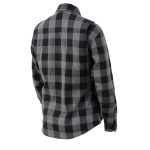 Nexgen Heat Women’s NXL2601SET Bonnie Black – Grey Heated Flannel Sleeve Shirt for Outdoor Activities w/ Battery - Image 11