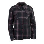 Nexgen Heat Nxl2602set Women’s ‘Bonnie’ Black Grey Red Heated Flannel Long Sleeve Shirt (Rechargeable Battery Pack Included) - Image 11