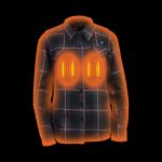 Nexgen Heat Nxl2602set Women’s ‘Bonnie’ Black Grey Red Heated Flannel Long Sleeve Shirt (Rechargeable Battery Pack Included) - Image 9