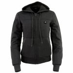 Nexgen Heat Women’s Heated Hoodie Jacket – MPL2713SET Black | 3 Level Motorcycle Riding, Winter Ready, Outdoors Use - Image 9