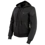 NexGen Heat Women’s Black Heated Hoodie Jacket, – Front Zipper Insulated Thermal Wear - Image 11