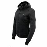Nexgen Heat MPL2761SET Women’s Black Soft Shell Racing Style Heated Jacket Powered by Rechargeable 10000mAh Battery Included - Image 14