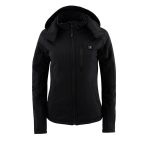 Nexgen Heat MPL2767SET Women’s Black Soft Shell Heated Jacket with Detachable Hood (Included Rechargeable 10000mAh Battery) - Image 10