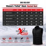 NexGen NXL4301SET Ladies ‘Puffed’ Black ‘Heated’ Textile Vest (Rechargeable Battery Pack Included) - Image 3