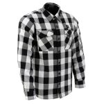 NexGen NXM1601SET Men’s ‘Riffraff’ Black and White Heated Flannel Long Sleeve Shirt (Rechargeable Battery Pack Included) - Image 11