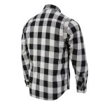 NexGen NXM1601SET Men’s ‘Riffraff’ Black and White Heated Flannel Long Sleeve Shirt (Rechargeable Battery Pack Included) - Image 10