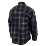 Nexgen Heat Nxm1602set Men’s ‘Riffraff’ Black, Grey/Red Heated Flannel Long Sleeve Shirt (Rechargeable Battery Pack Included) - Image 10