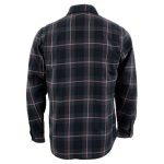 Nexgen Heat Nxm1602set Men’s ‘Riffraff’ Black, Grey/Red Heated Flannel Long Sleeve Shirt (Rechargeable Battery Pack Included) - Image 8