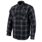 Nexgen Heat Nxm1602set Men’s ‘Riffraff’ Black, Grey/Red Heated Flannel Long Sleeve Shirt (Rechargeable Battery Pack Included) - Image 11