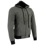Nexgen Heat Men’s Heated Sweatshirt Hoodie – Grey Cold-Weather Gear for Riding & Outdoor NXM1713SET - Image 12