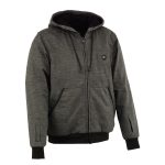 Nexgen Heat NXM1717DUAL Men’s Grey Heated Hoodie w/ Dual Power Technology – Biker Jacket for Winter w/Battery Pack - Image 8