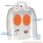 NexGen Heat Men’s Heated – Soft Shell Racing Style  Jacket, 7.4V, 3 Heat Levels, Night Visibility – Cold NXM1761SET - Image 9