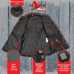Nexgen Heat Nxl2602set Women’s ‘Bonnie’ Black Grey Red Heated Flannel Long Sleeve Shirt (Rechargeable Battery Pack Included) - Image 5