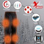 NexGen NXM5715SET Men’s ‘Torrid’ Black Heated Textile Water Resistant Over Pants (Rechargeable Battery Pack Included) - Image 2