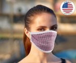 Air Soul MP7923FM Pink Protective Face Mask with Optional Filter Pocket - Image 4