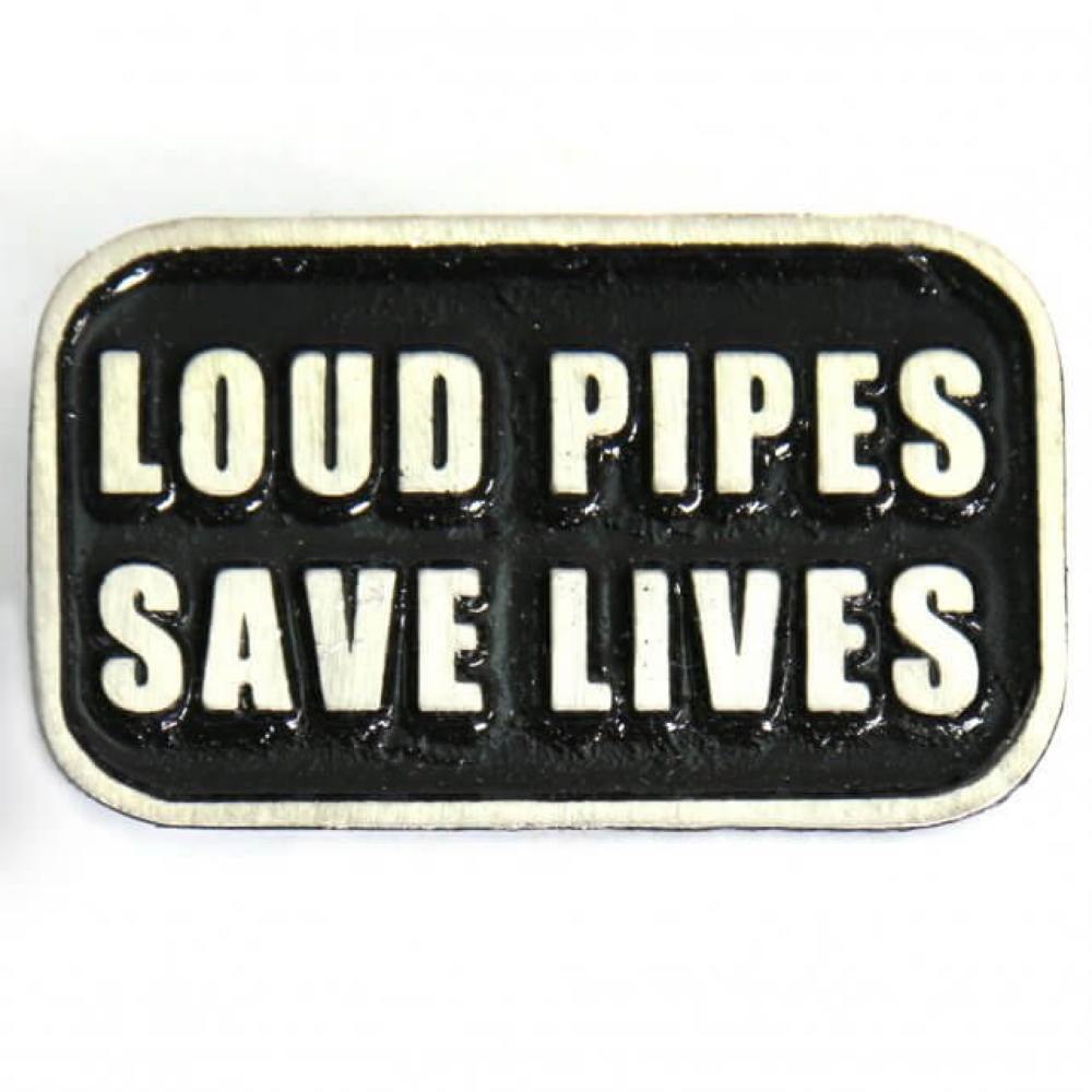 Milwaukee Leather MLP9212 Loud Pipes Pin For Jackets, Vest, Hats and Clothing