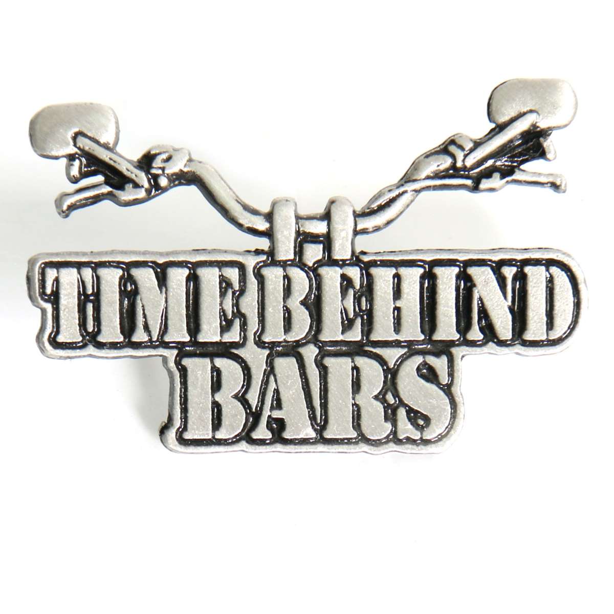 Milwaukee Leather MLP9232 Time Behind Bars Pin For Jackets, Vest, Hats and Clothing