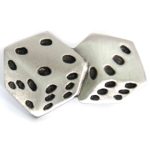 Hot Leathers Dice Pewter Biker Pin PNA1189