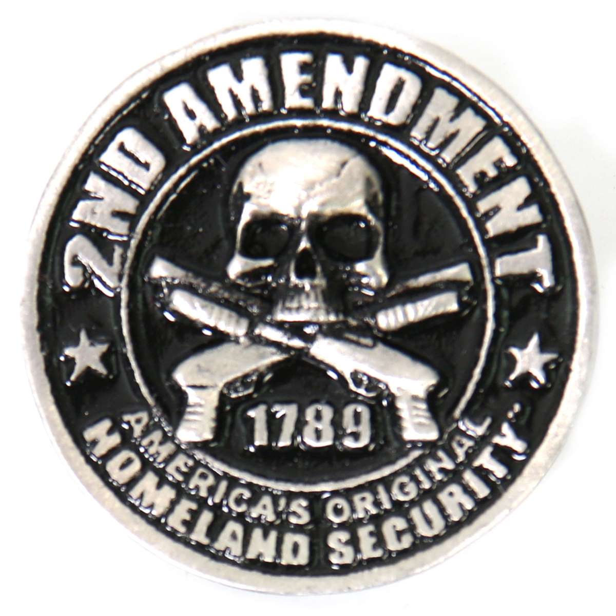 Milwaukee Leather MLP9244 2nd Amendment America’s Original Homeland Security Pin