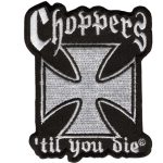 Hot Leathers Choppers Til You Die 3″ x 3″ Patch PPA1132