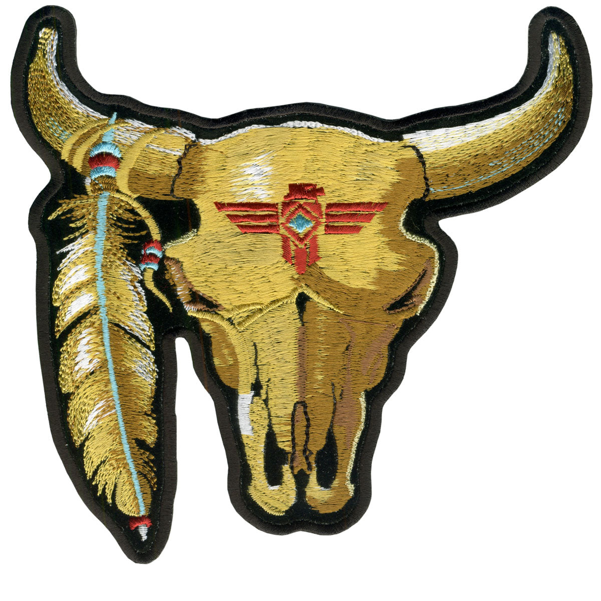 Hot Leathers PPA1352 Cattle Skull 3″ x 3″ Patch