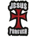 Hot Leathers 3″ x 5″ Jesus Forever Patch PPA1703