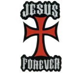 Hot Leathers Jesus Forever 6″ x 11″ Patch PPA1706