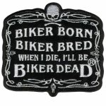 Hot Leathers Biker Born 9″ Patch PPA2076