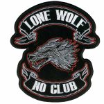 Hot Leathers Lone Wolf Patch 4″ X 4″ PPA2222