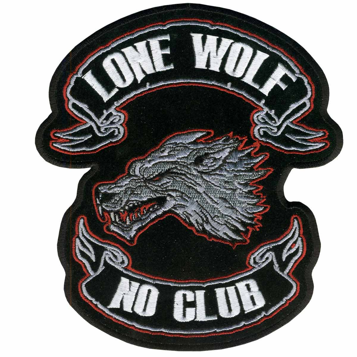 Hot Leathers Lone Wolf Patch 4″ X 4″ PPA2222