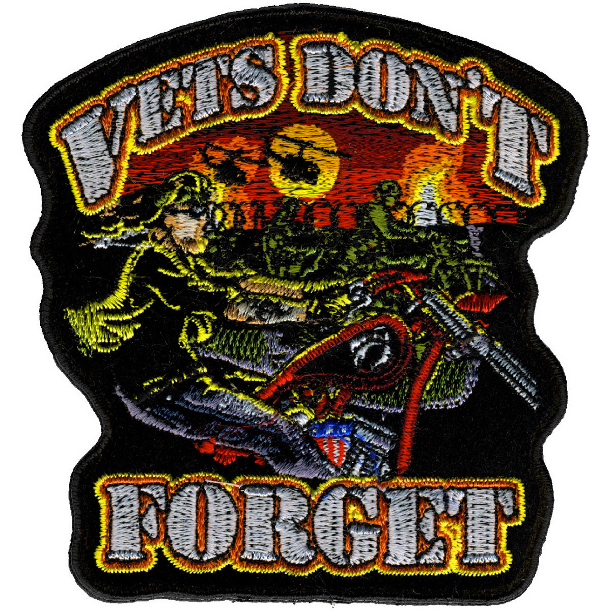 Hot Leathers PPA2760  Vets Don’t Forget Patch 4″