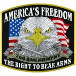 Hot Leathers America’s Freedom Second Amendment 10″ x 9″ Patch PPA3387