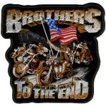 Hot Leathers PPA3420 Brothers Til the End Patch 5″ x 5″