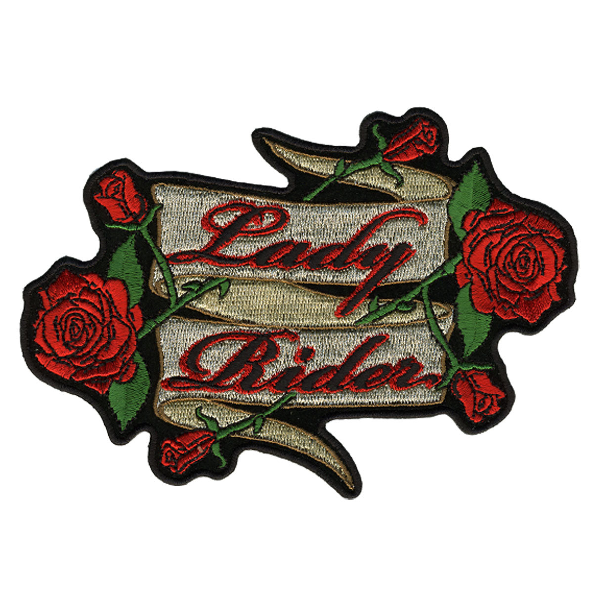 Hot Leathers PPA3680 Lady Rider Roses 5″ x 4″ Patch