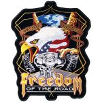 Hot Leathers PPA3957 Midnight Eagle Biker 9″ x 11″ Patch